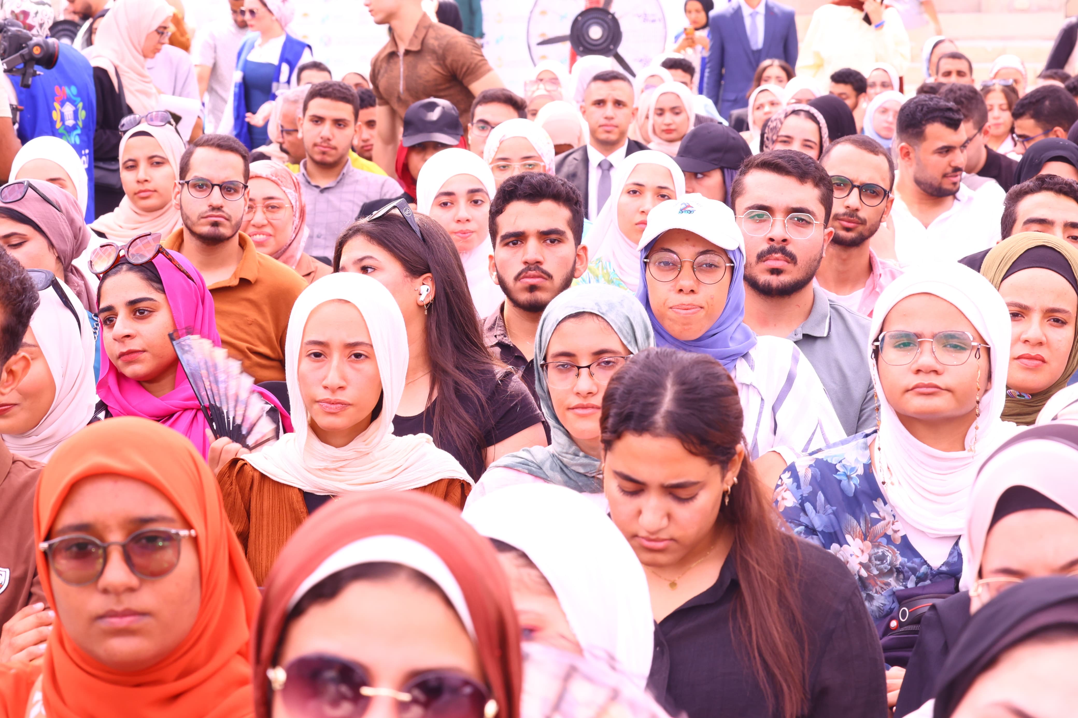 جانب من فعاليات ختام أنشطة وحدات وزارة التضامن بالجامعات المصرية