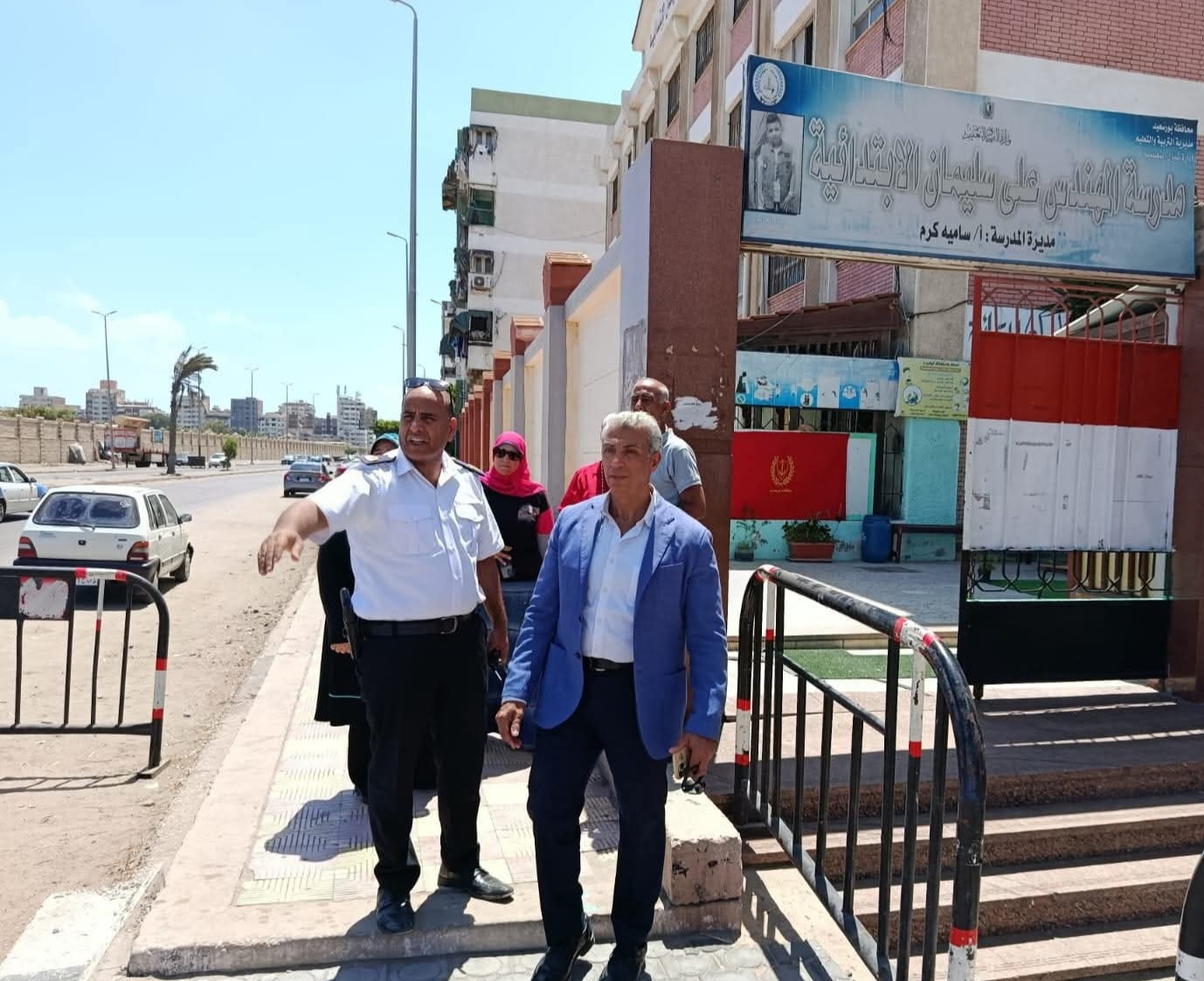 جانب من تفقد الاستعدادات