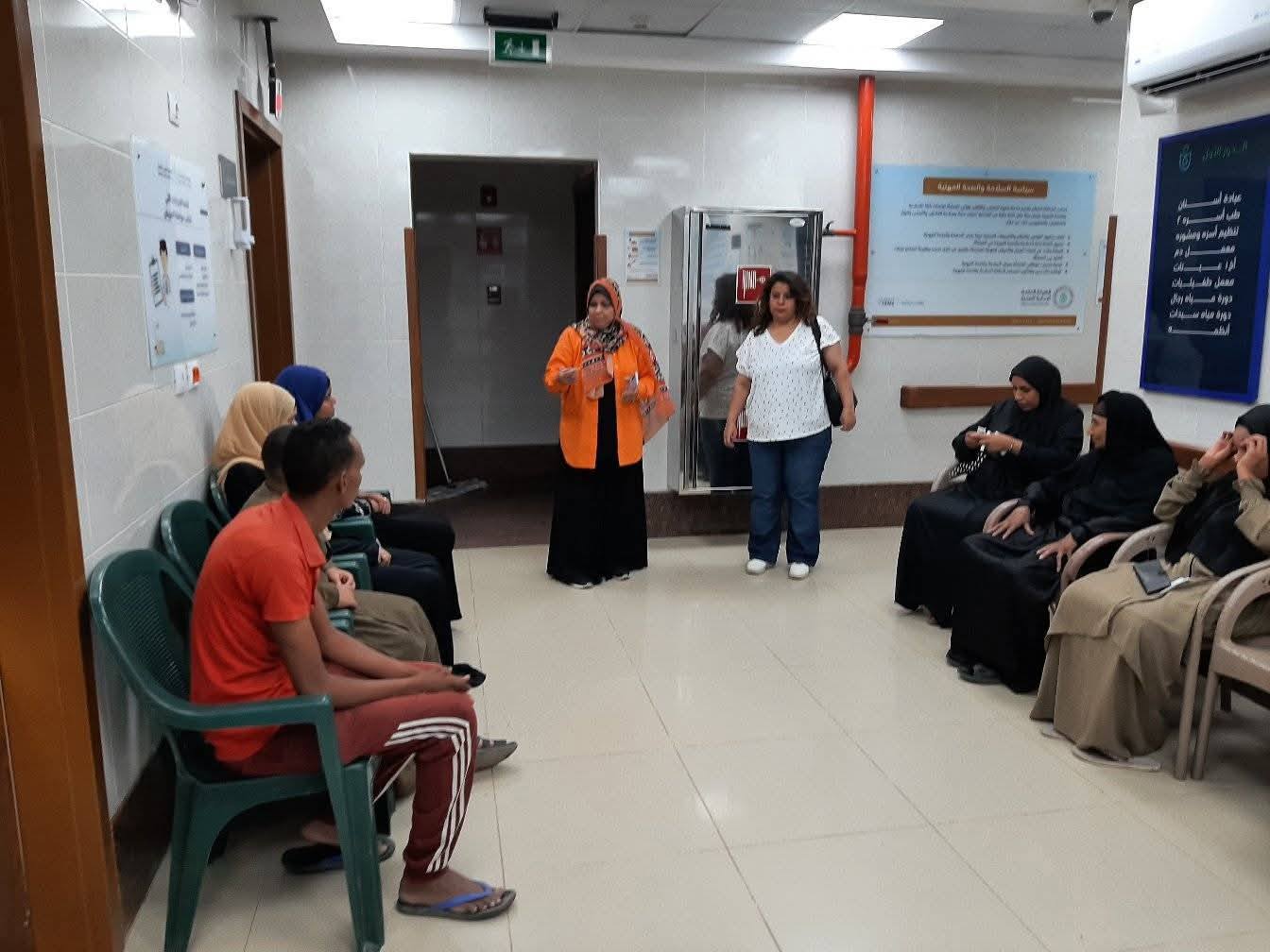 متابعة سير العمل فى وحدة الطارف الصحية بمدينة القرنة