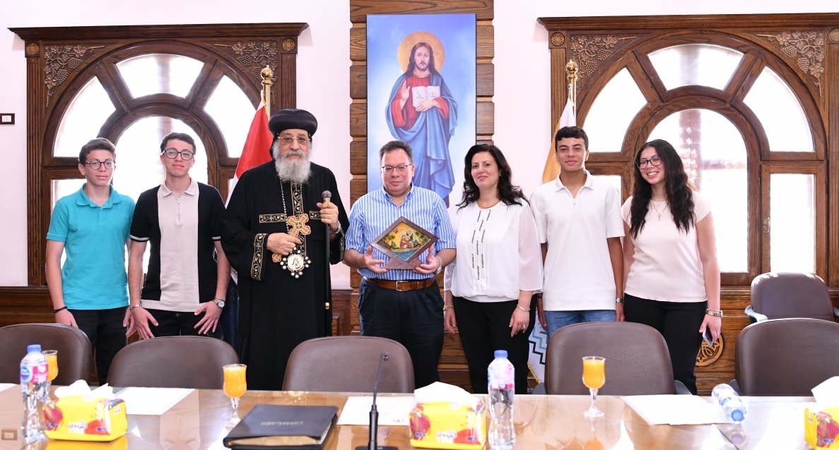 جانب من لقاء قداسة البابا جانب من لقاء قداسة البابا