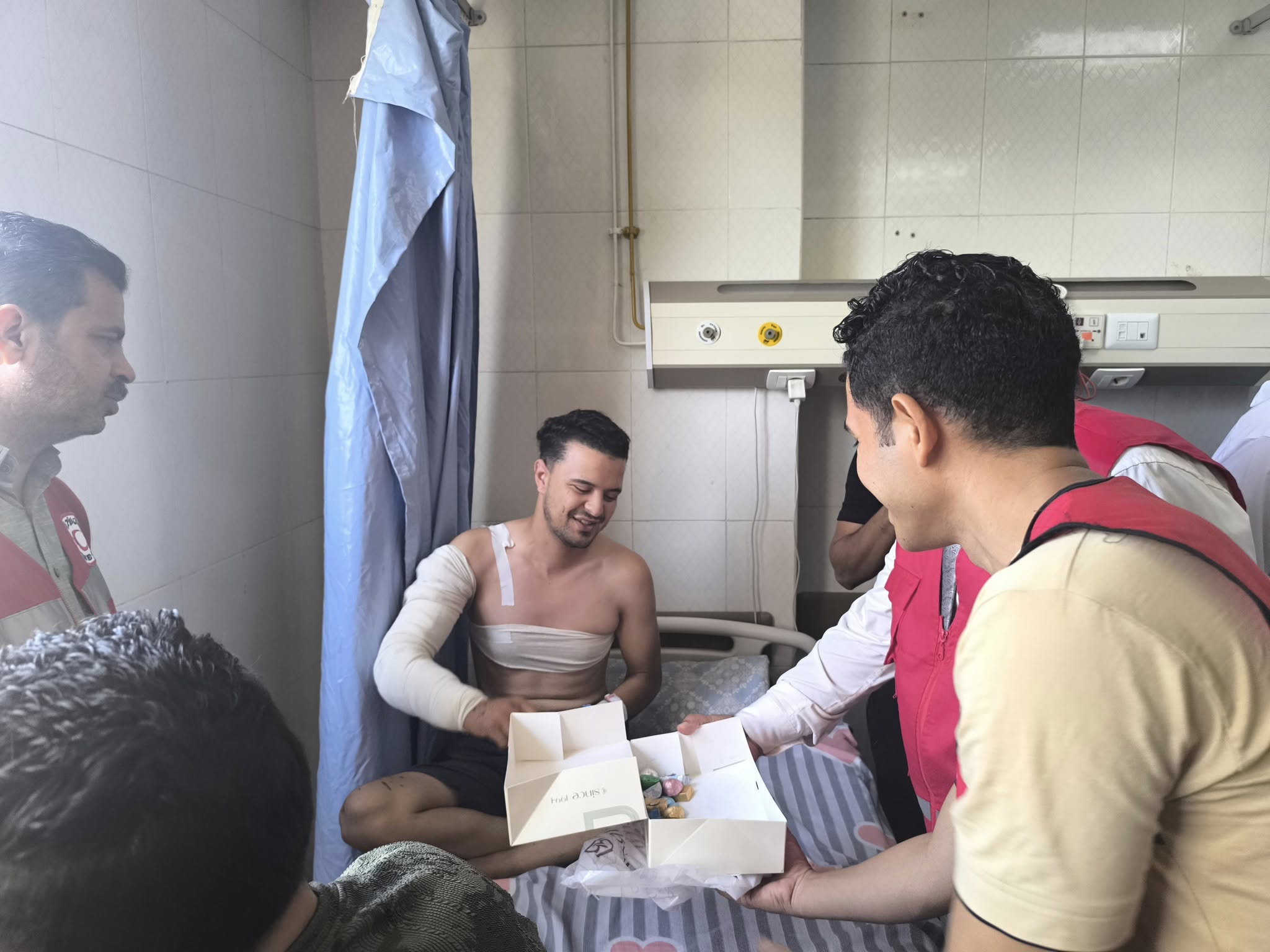 خلال الزيارة