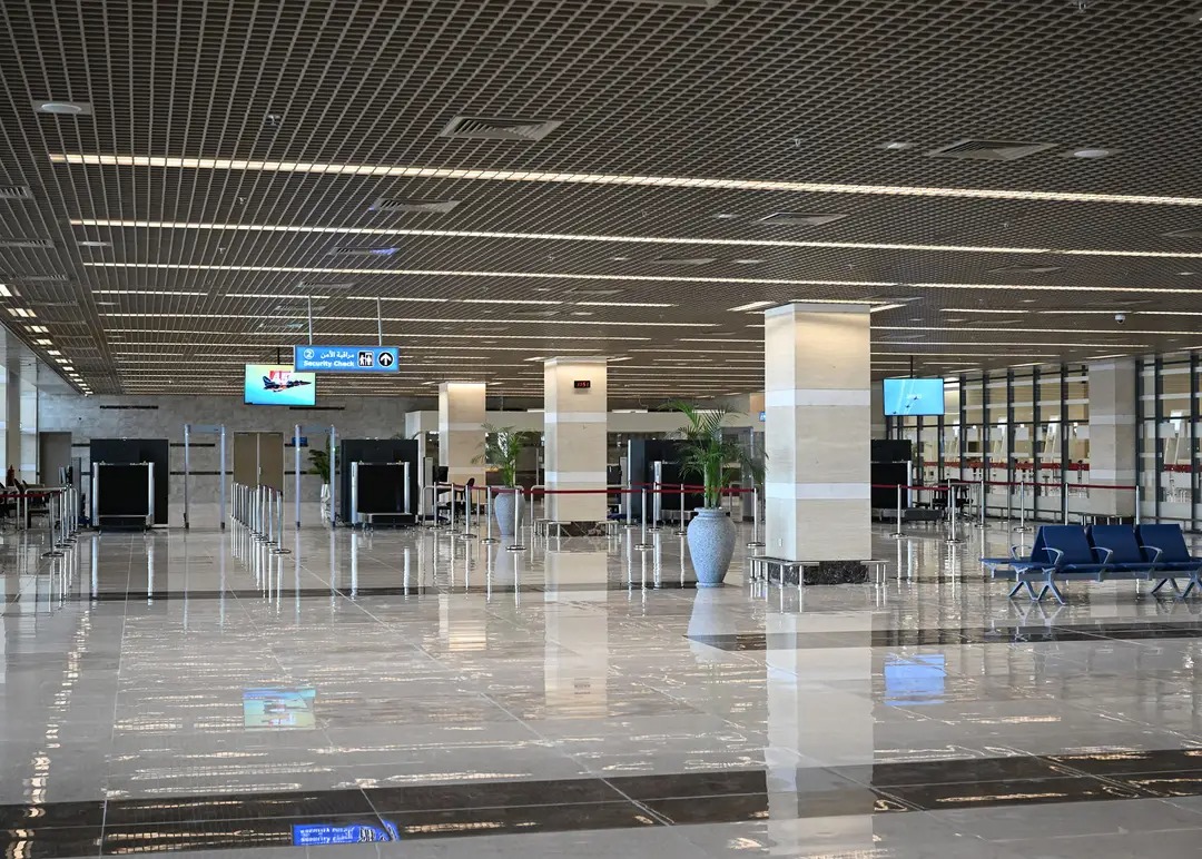 صالات المطار بعد التطوير