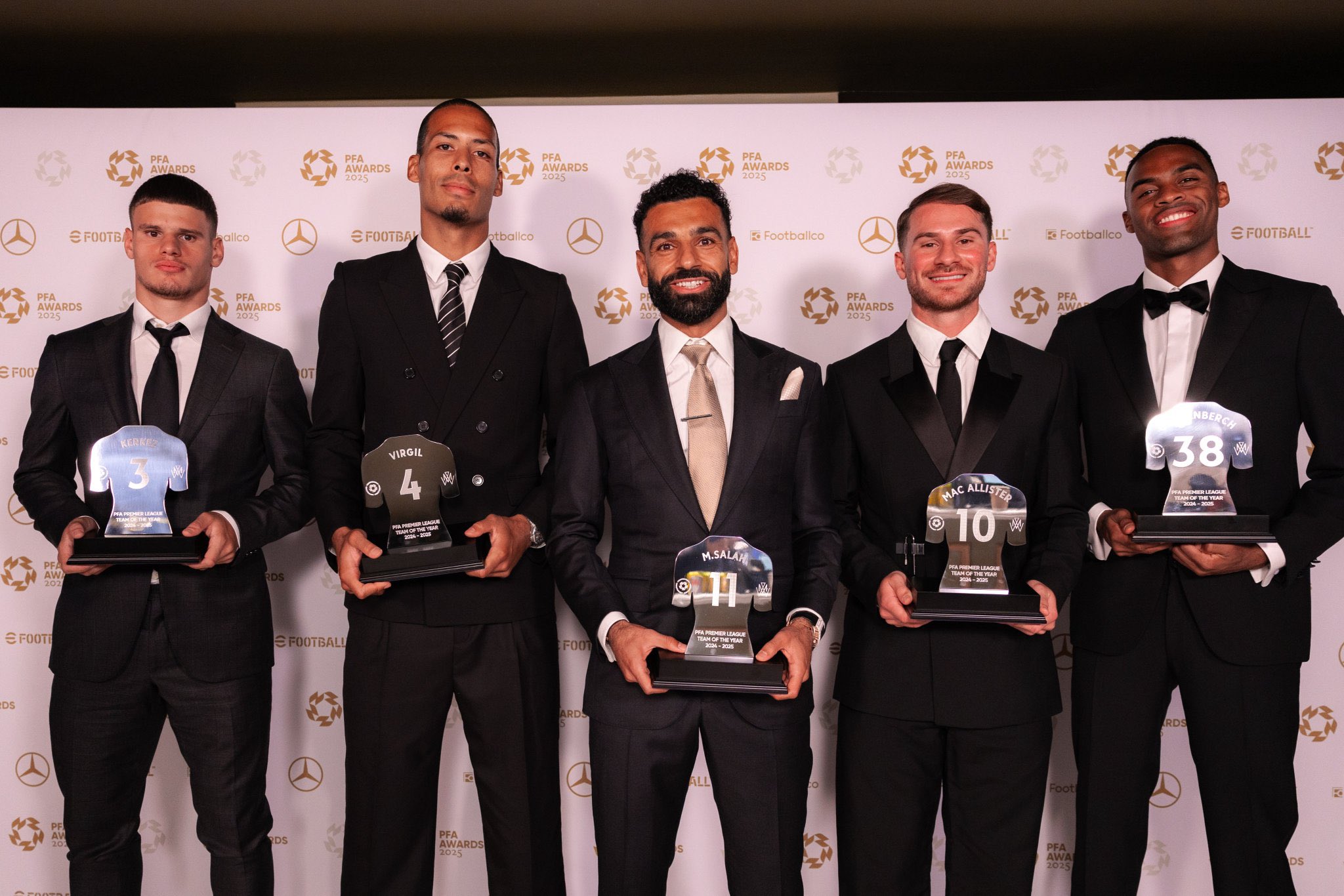محمد صلاح ونجوم ليفربول
