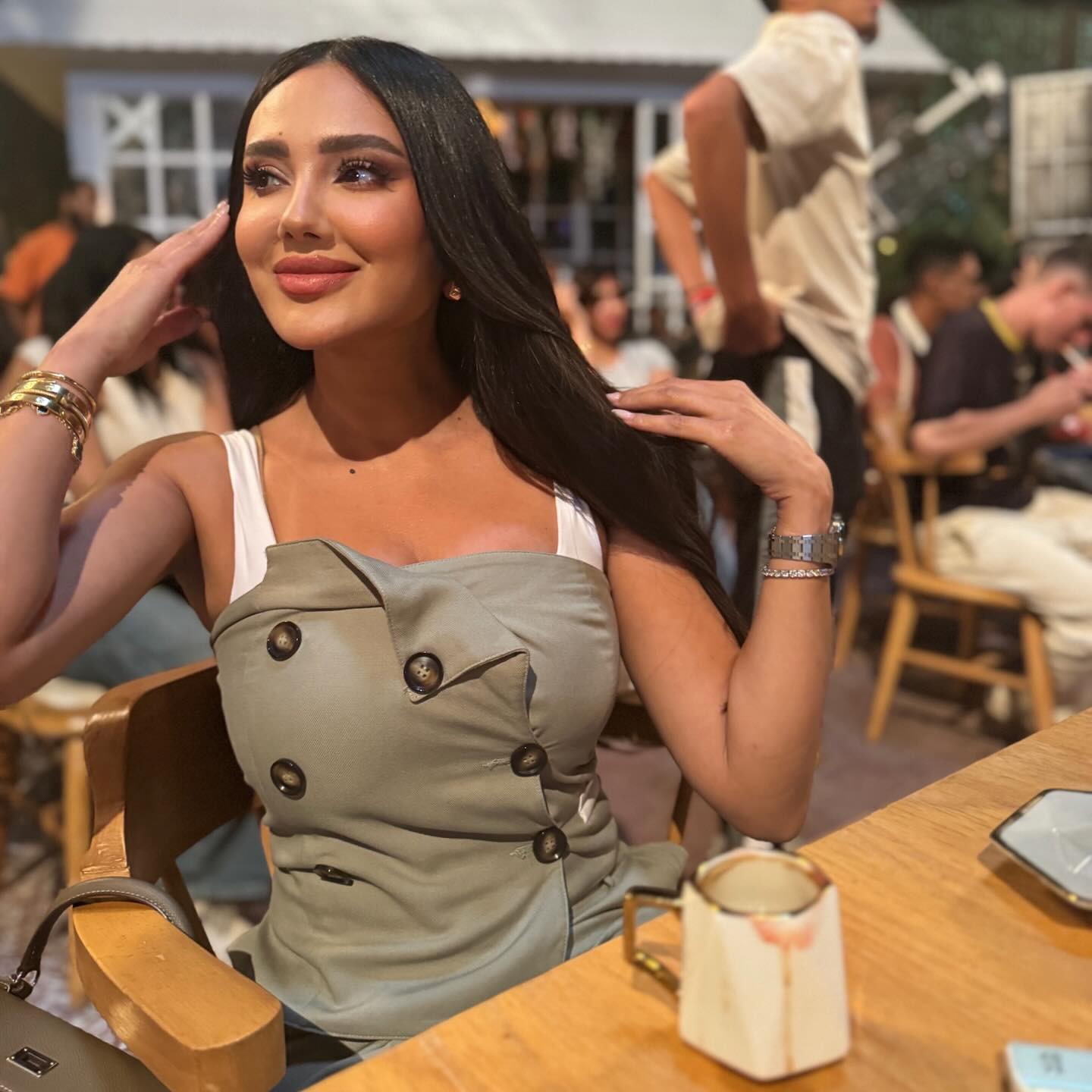 مى القاضى بشخصيتها فى مسلسل 2 قهوة