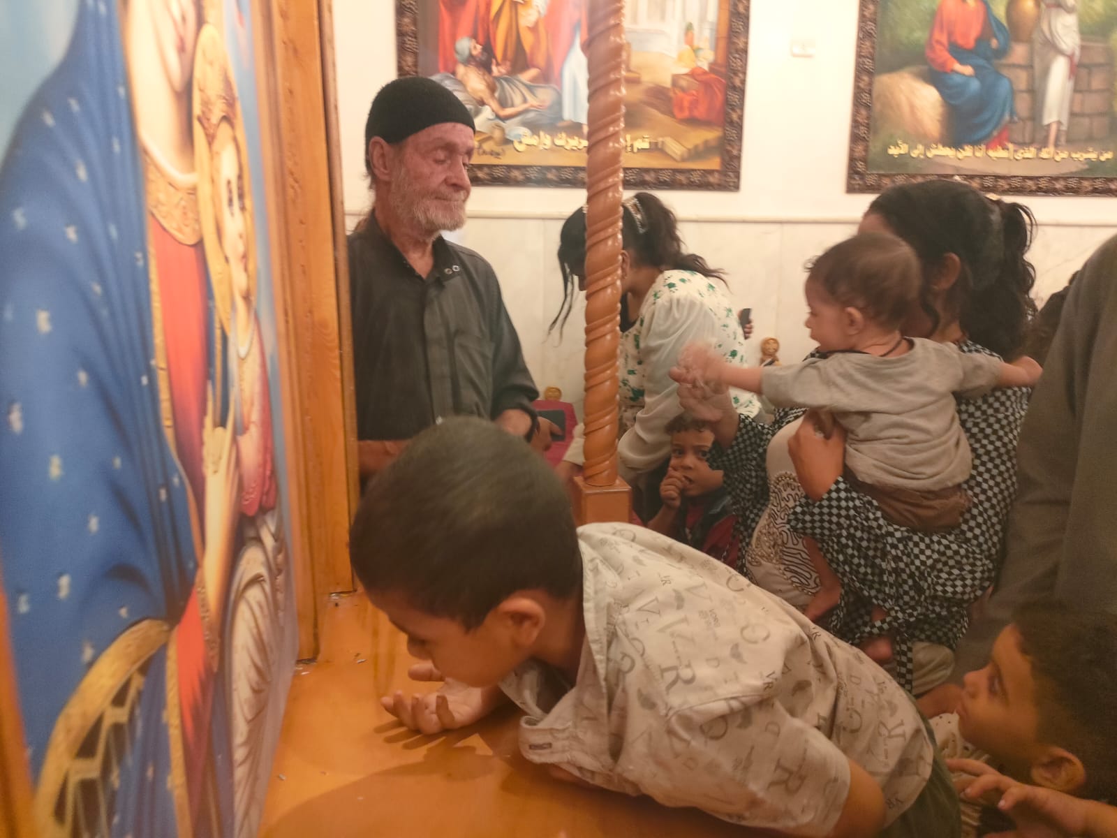 جانب من احتفالات السيدة العذراء بالأقصر