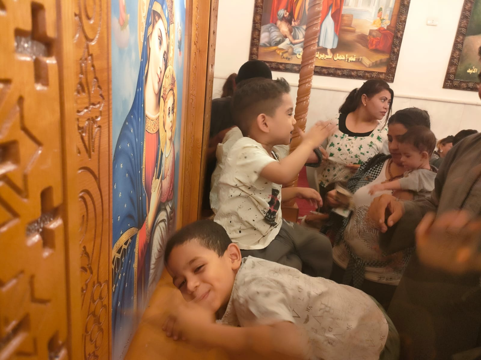 جانب من احتفالات السيدة العذراء بالأقصر