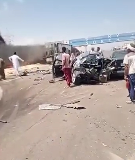 اصابات جراء الحادث