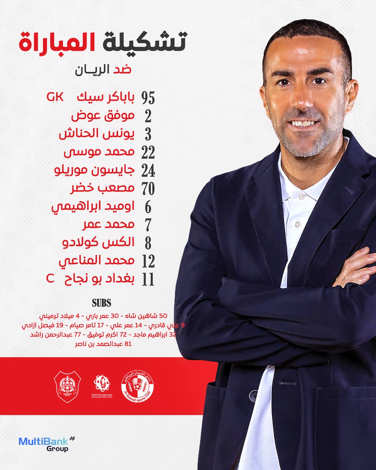 تشكيل فريق الشمال القطري