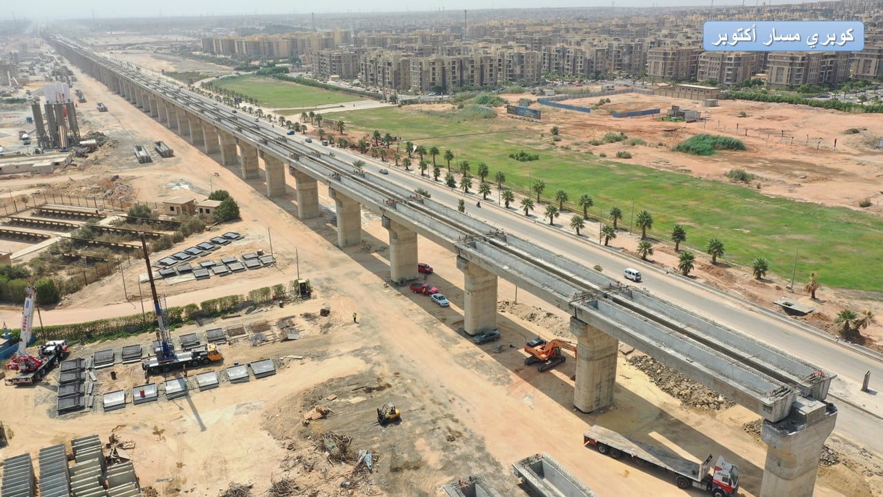 وزارة النقل تنفذ 71 كوبرى بمسار الخط الأول للقطار الكهربائى (8)