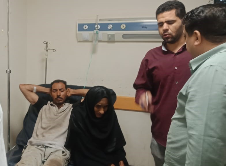 تفقد حالة المصابين 2