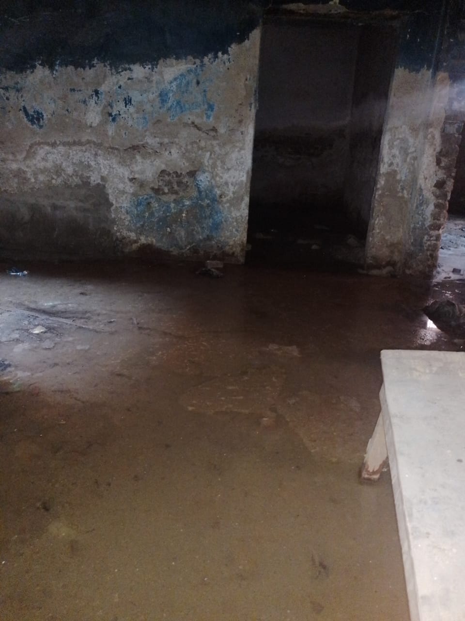 المياه الجوفية تغمر شوارع قرية العطف (7)