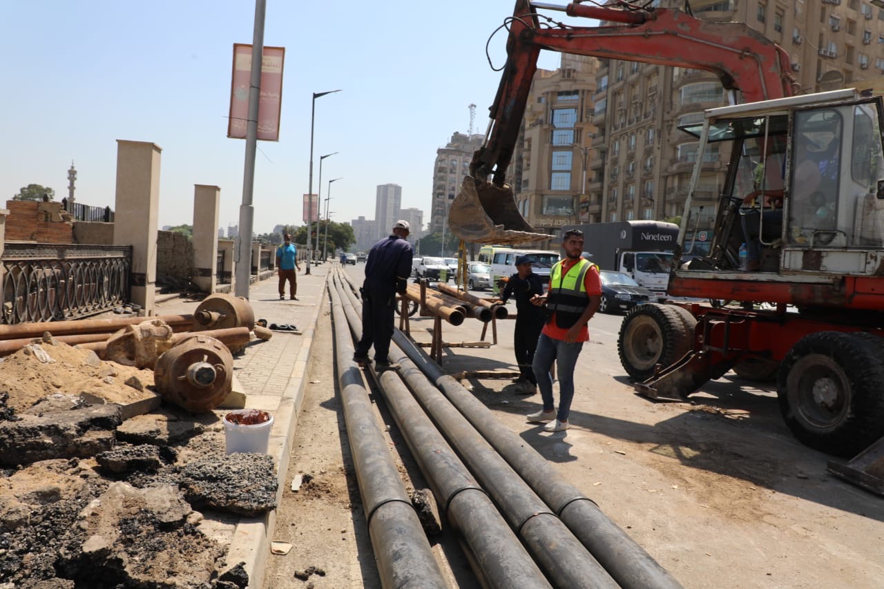  أعمال توصيل كابلات الجهد العالى لدعم محطة مياه جزيرة الدهب