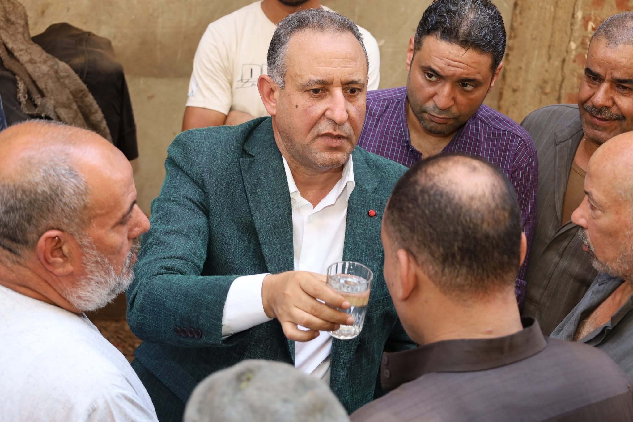 جانب من الزيارة والتفقد