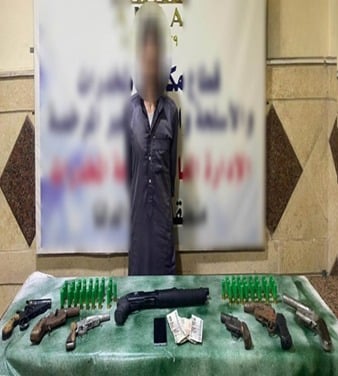 المتهمون والمضبوطات (18)