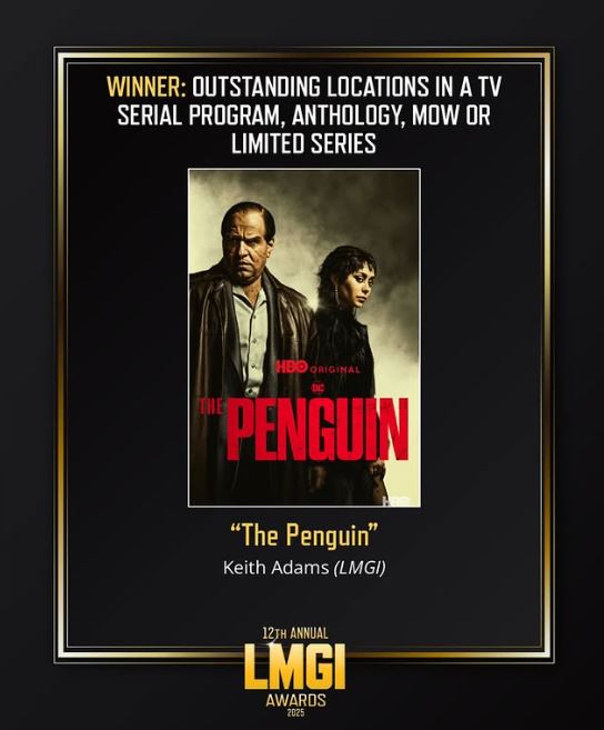  The Penguin و The Studio،حفل جوائز نقابة مديري المواقع الدولية،جوائز LMGI،لجنة مصر للأفلام،سينما، Fountain of Youth