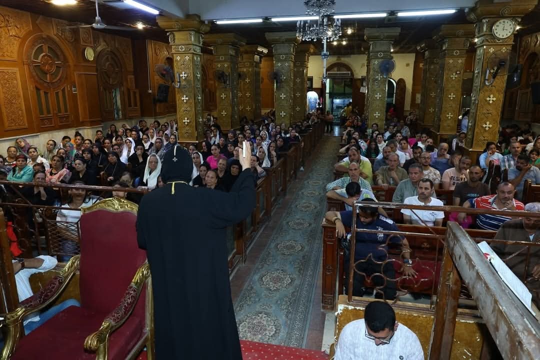الكنيسة تحتفل بعيد العذراء مريم بكنيستها ببني مزار (1)