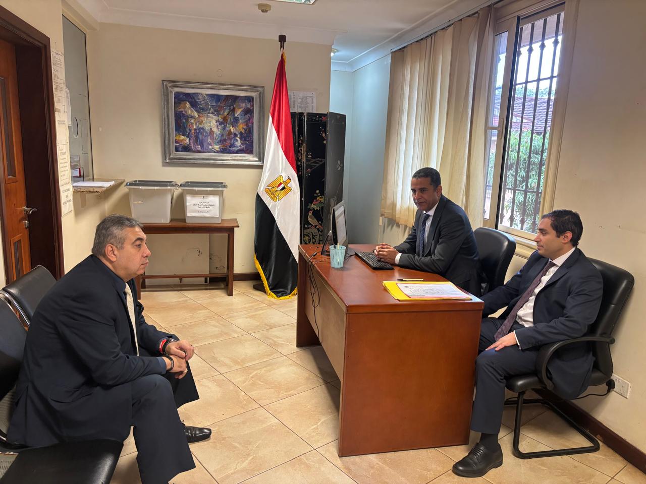 الهيئة الوطنية للانتخابات تُتابع سير عملية فتح مقرات اللجان (27)