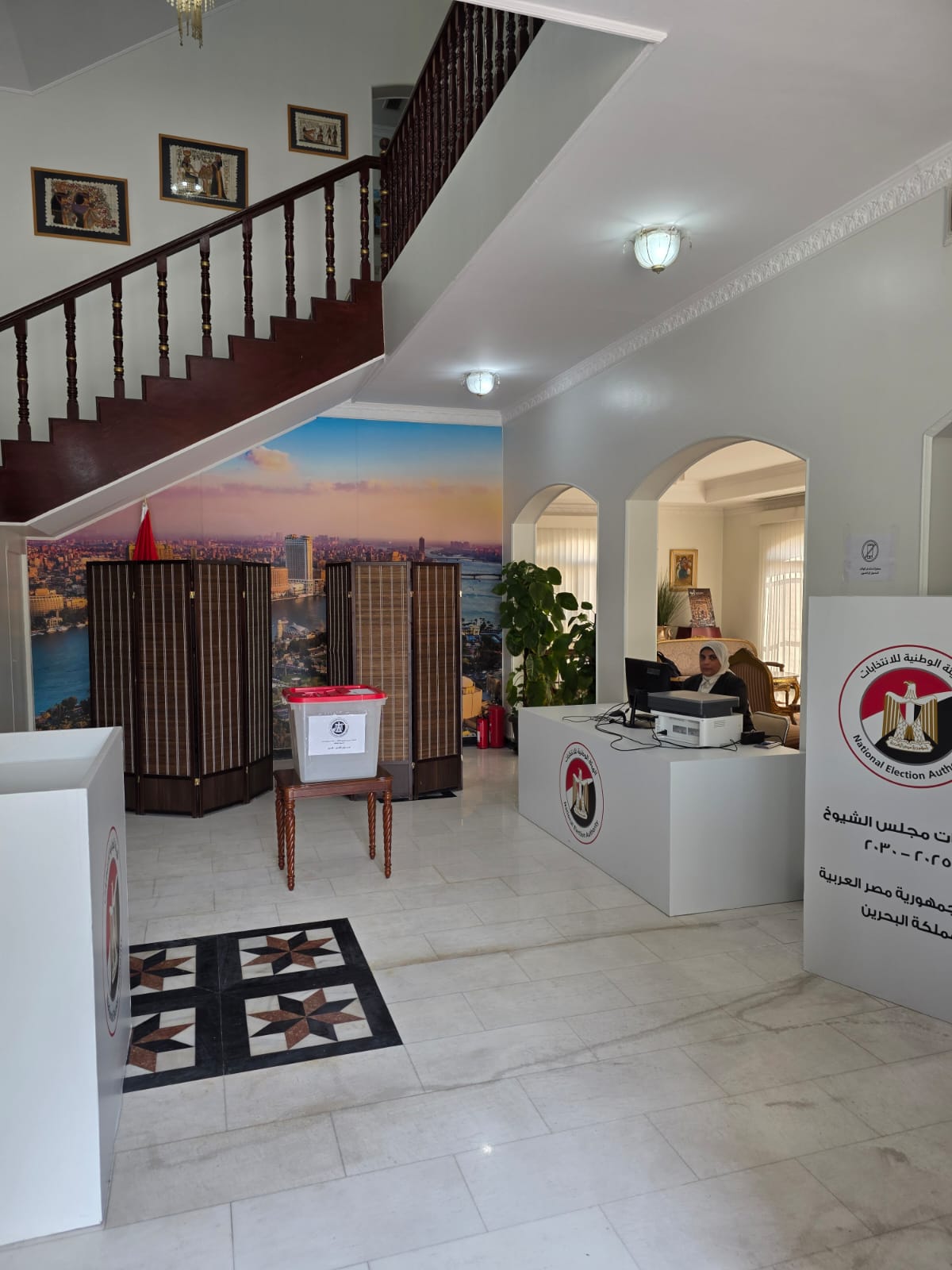 الهيئة الوطنية للانتخابات تُتابع سير عملية فتح مقرات اللجان (26)