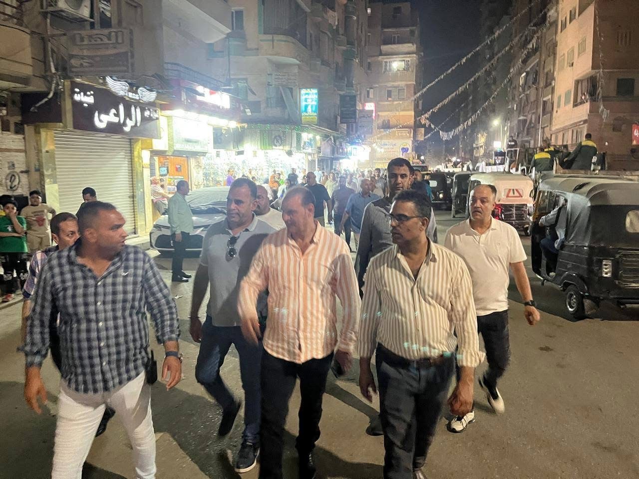  الهرم يشن حملات مكبرة لرفع إشغالات المحال (2)