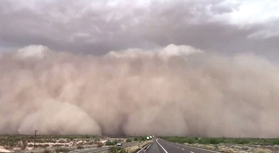 عاصفة ترابية فى نيويورك (3)