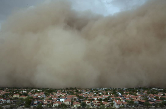 عاصفة ترابية فى نيويورك (6)