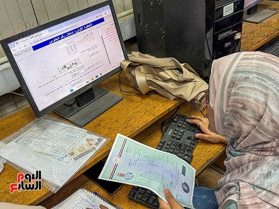 إقبال طلاب الثانوية العامة على معامل تنسيق جامعة القاهرة (1)