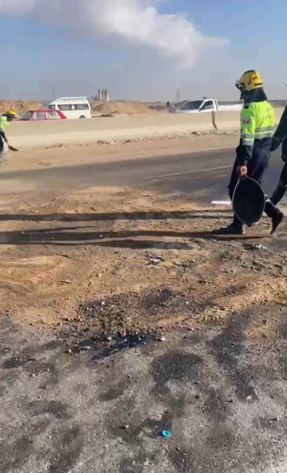  حادث انقلاب أتوبيس بطريق جنيفا نطاق مدينة بدر (5)