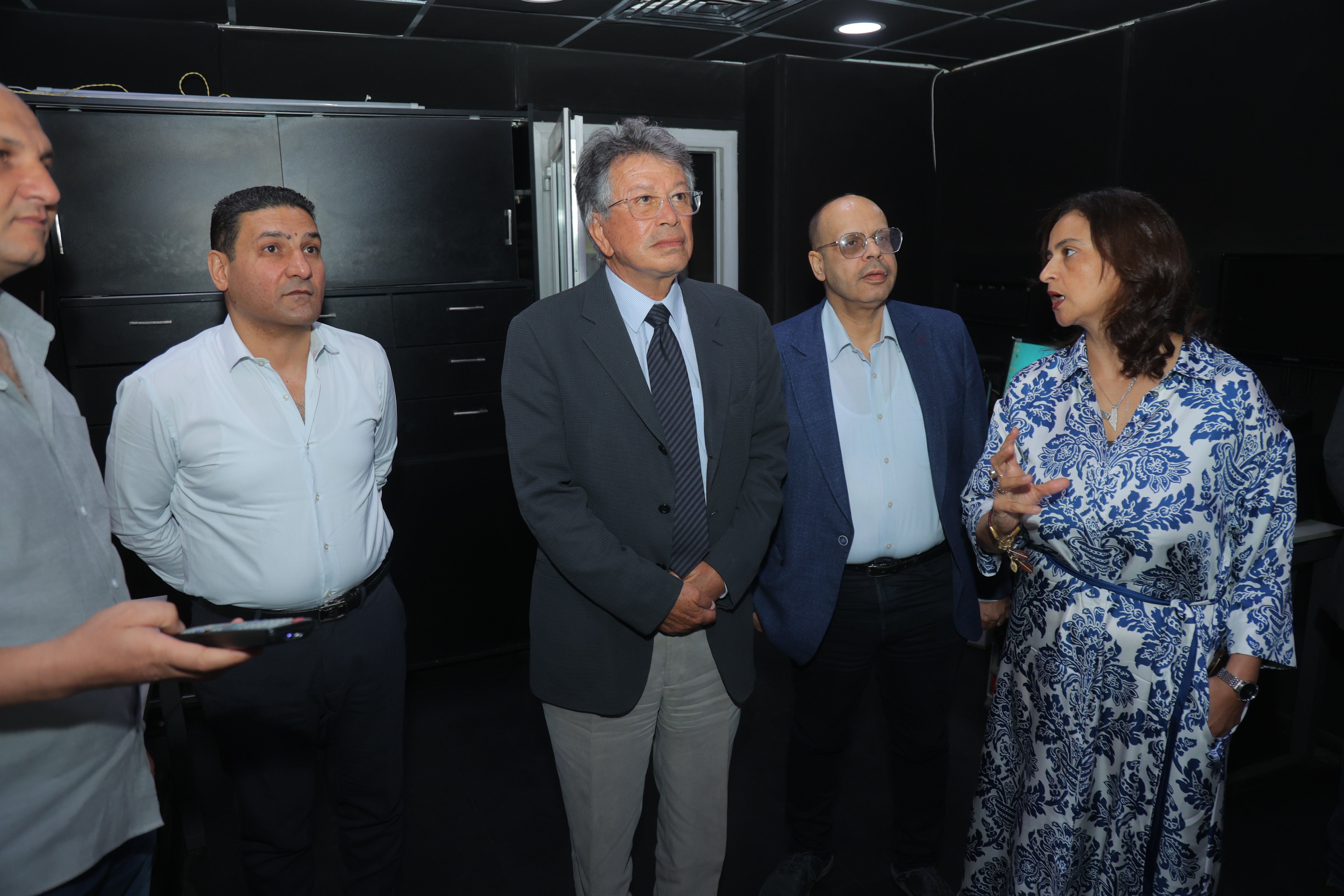 طارق نور رئيس مجلس إدارة الشركة المتحدة داخل استوديو اليوم السابع