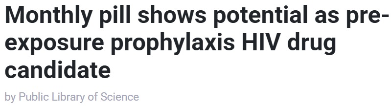 حبوب تؤخد شهريا للوقاية من الايدز