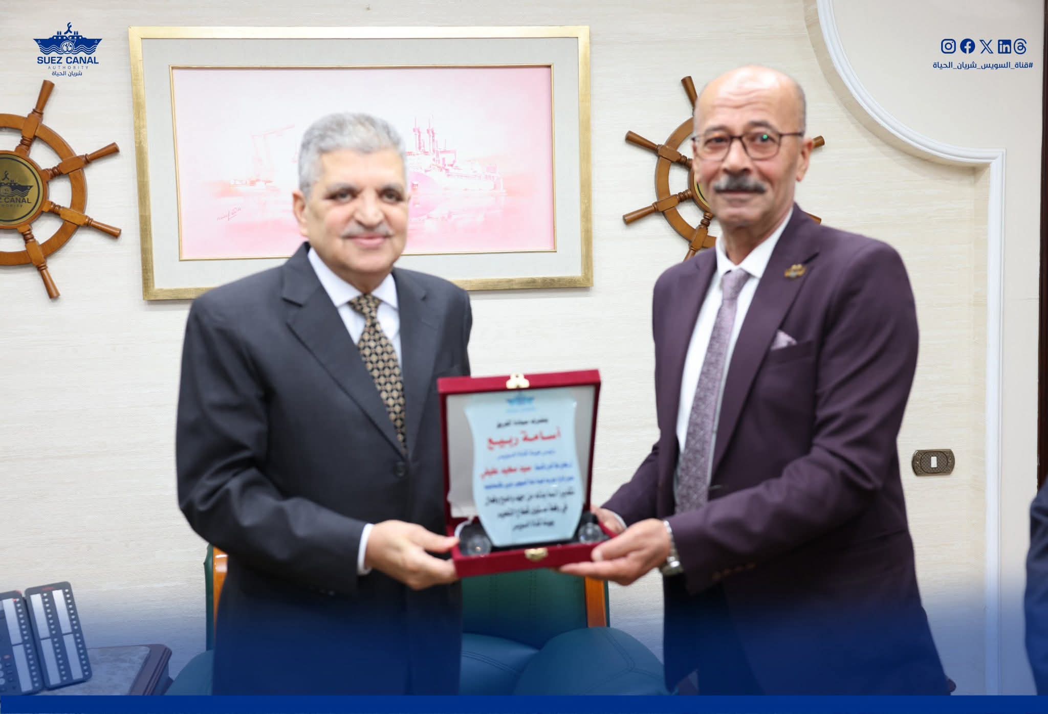 جانب من التكريم 