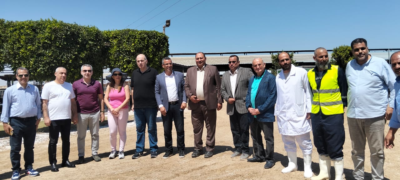 جانب من جولة وزير الزراعة اللبناني بالنوبارية