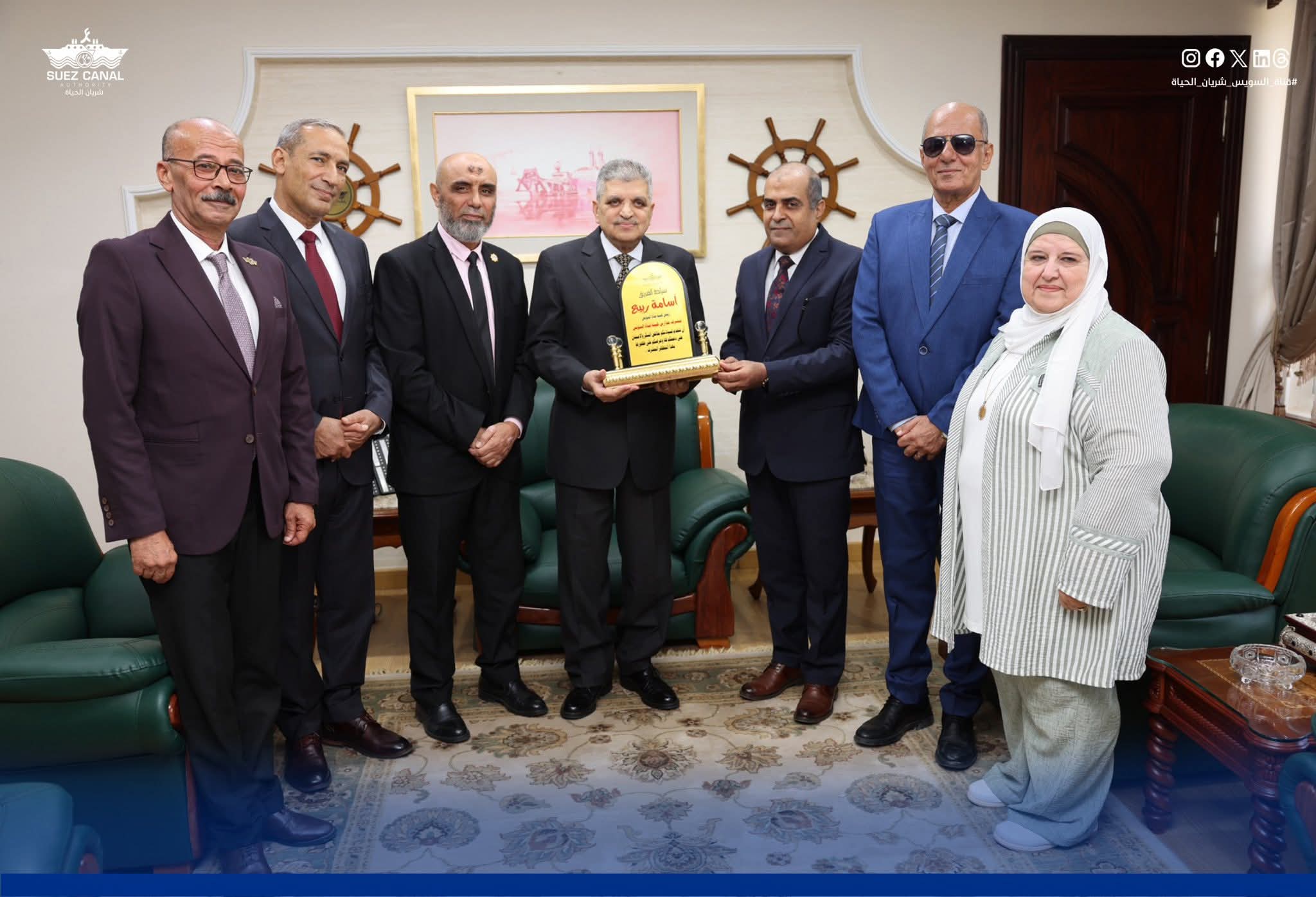 جانب من التكريم 