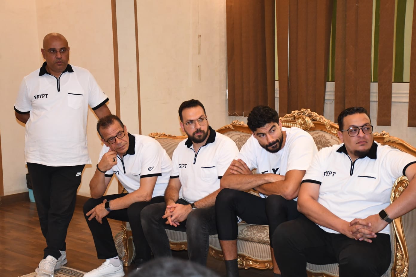 تركيز لاعبي منتخب السلة