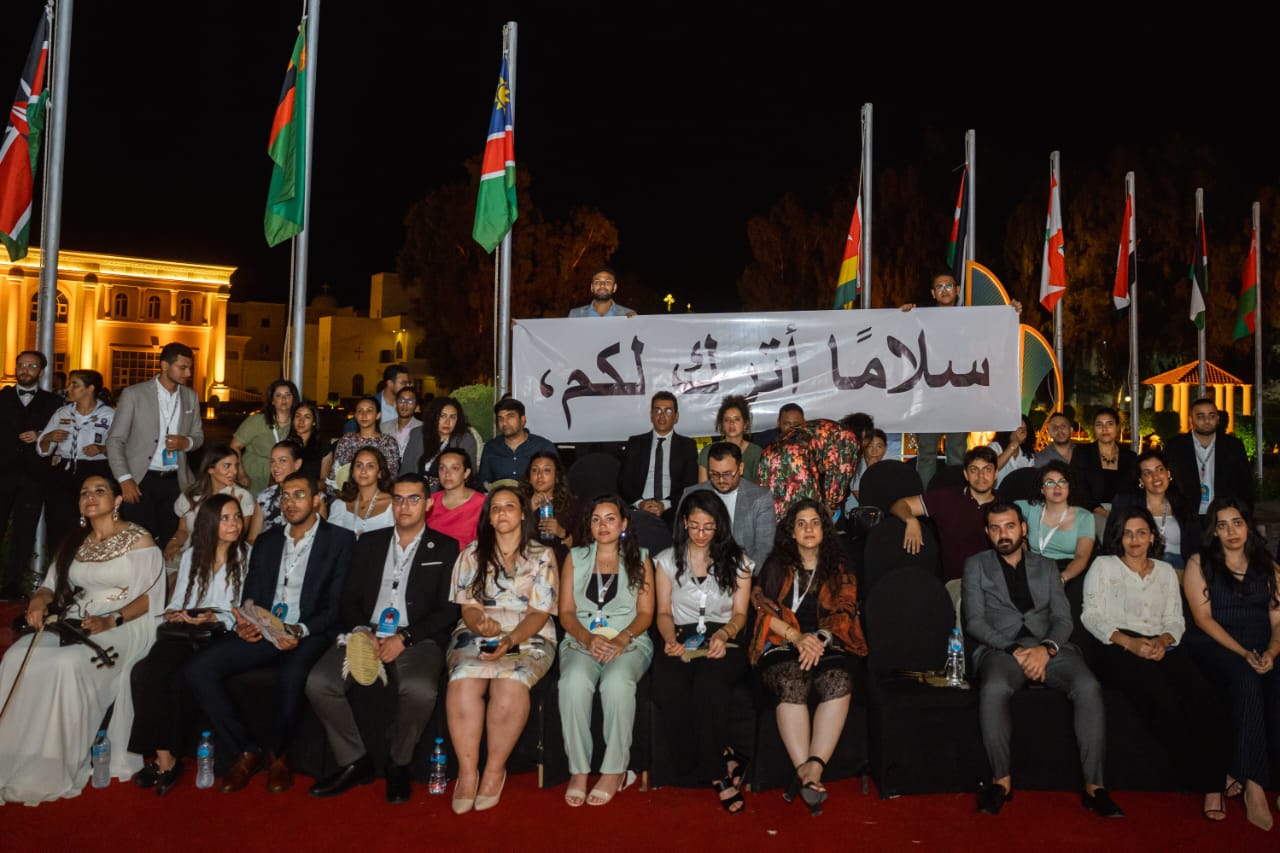 جانب من حفل ختام ملتقى لوجوس الخامس جانب من حفل ختام ملتقى لوجوس الخامس