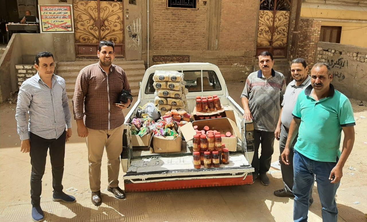 مضبوطات الحملة التموينية