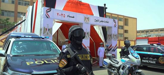 الشرطة بمحيط اللجان الشرطة بمحيط اللجان