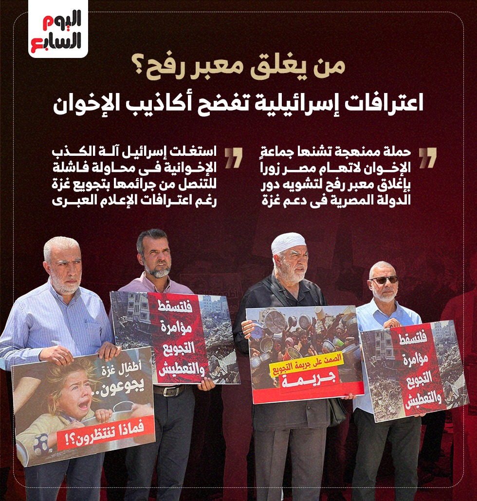 من يغلق معبر رفح؟ اعترافات إسرائيلية تفضح أكاذيب الإخوان