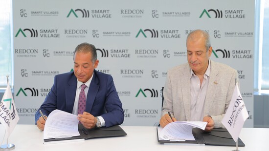 شركة تنمية وإدارة القرى الذكية توقع اتفاقية مع شركة ريدكون للتعمير
