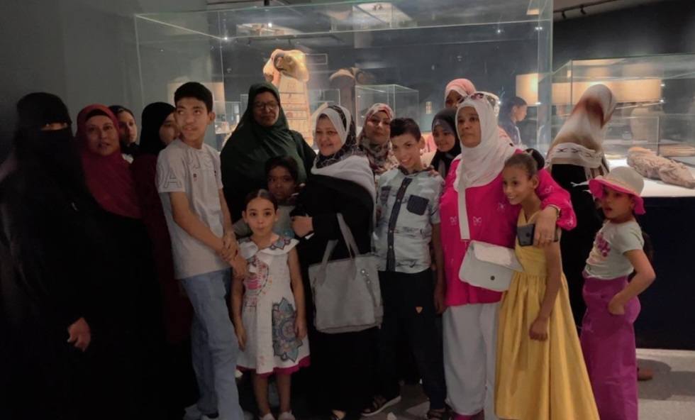 زيارات مبهجة من الأسر المصرية داخل متحف التحنيط زيارات مبهجة من الأسر المصرية داخل متحف التحنيط