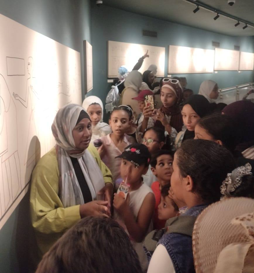 زيارات الأطفال فى أجازة المدارس لمتحف التحنيط زيارات الأطفال فى أجازة المدارس لمتحف التحنيط