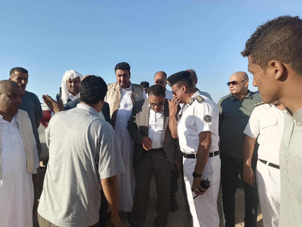 محافظ مطروح يتفقد موقع انقلاب القطار محافظ مطروح يتفقد موقع انقلاب القطار