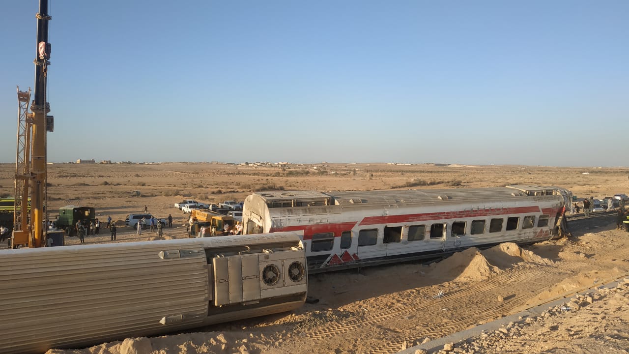 انقلاب عربات القطار