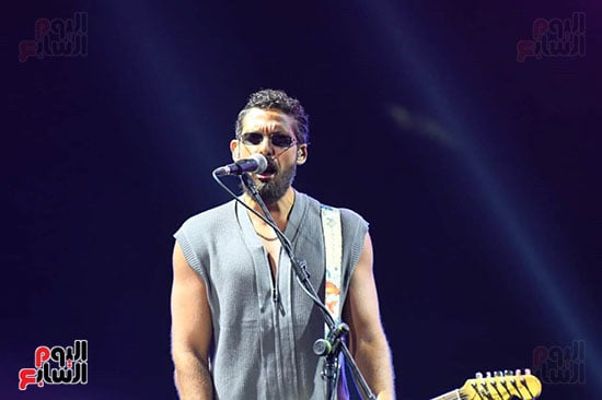 شريف مصطفى خلال حفل مهرجان العلمين شريف مصطفى خلال حفل مهرجان العلمين