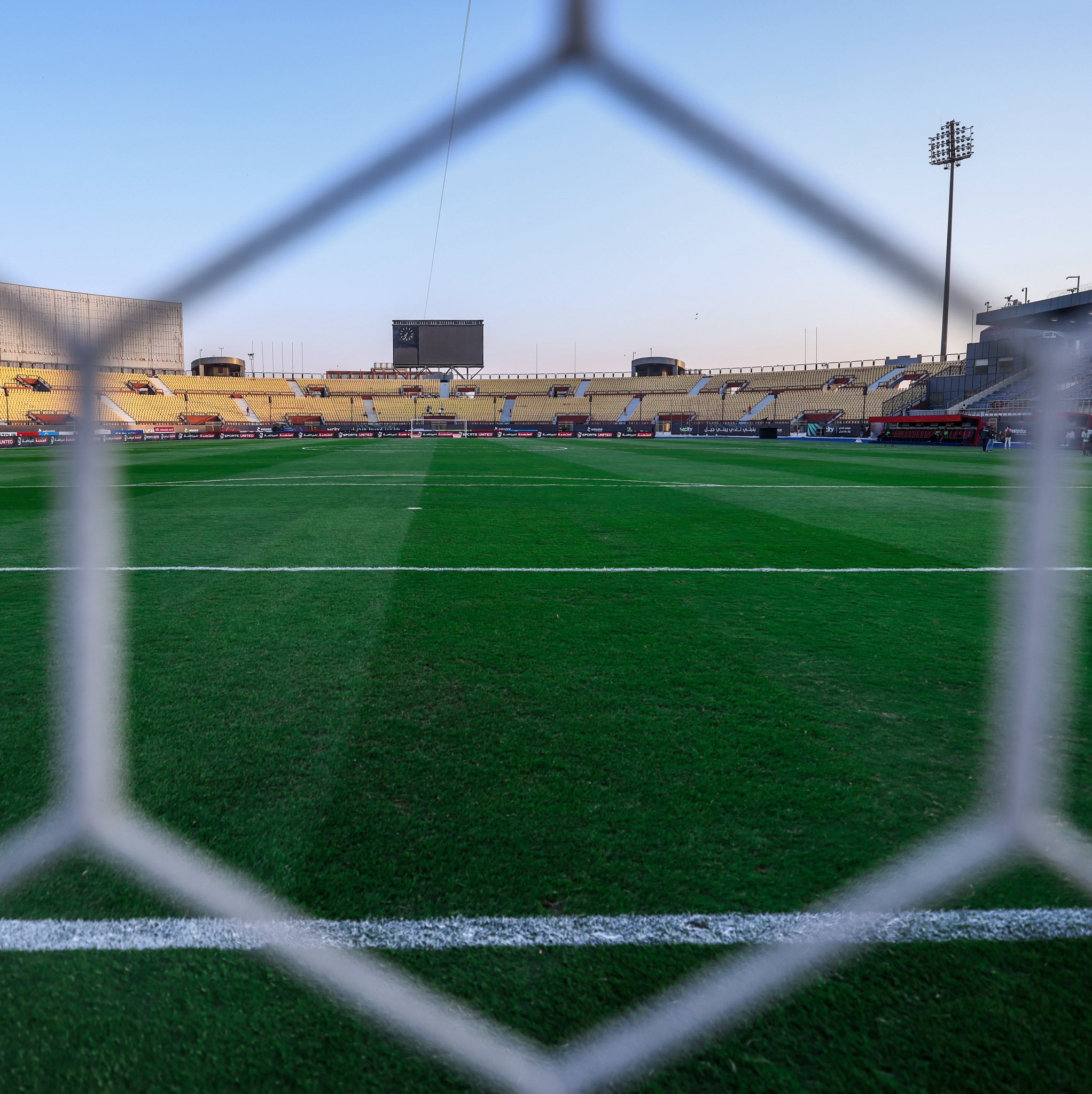 استاد السلام قبل مباراة الاهلي وبيراميدز استاد السلام قبل مباراة الاهلي وبيراميدز