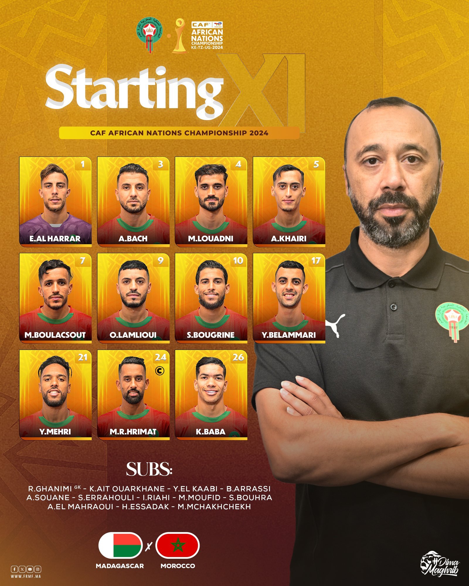 تشكيل منتخب المغرب للمحليين تشكيل منتخب المغرب للمحليين