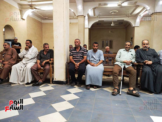 مراسم تشييع خال حسين الشحات