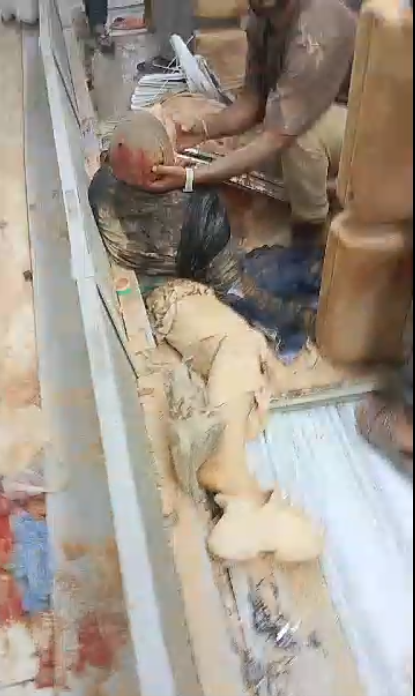 انقاذ احد الركاب