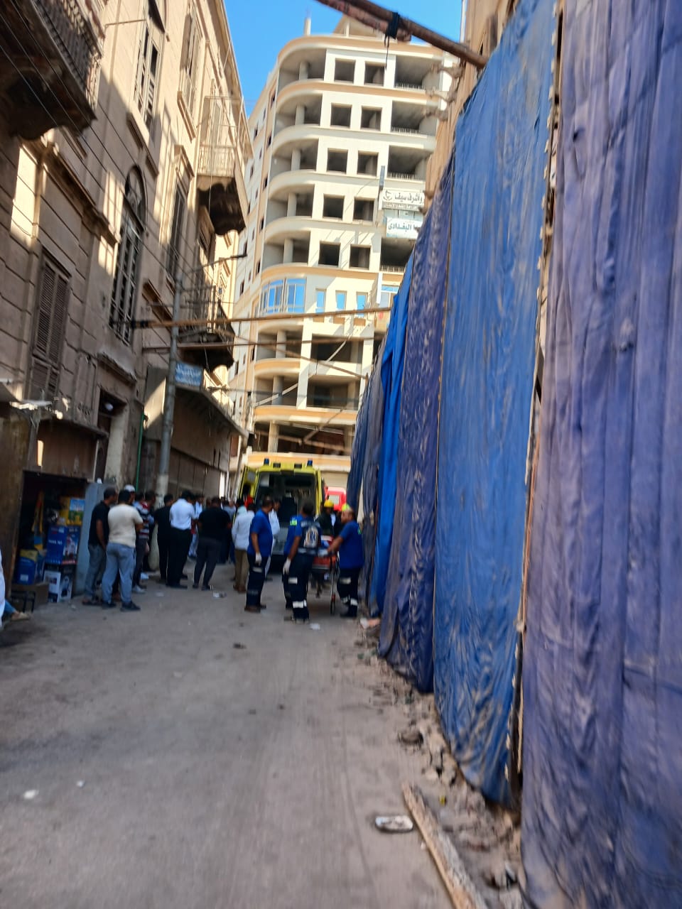 انهيار طوابق منزل بالمنصورة أثناء تنفيذ قرار إزالة (6)