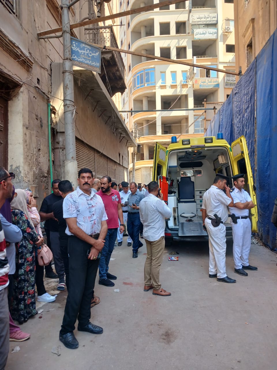 انهيار طوابق منزل بالمنصورة أثناء تنفيذ قرار إزالة (2)