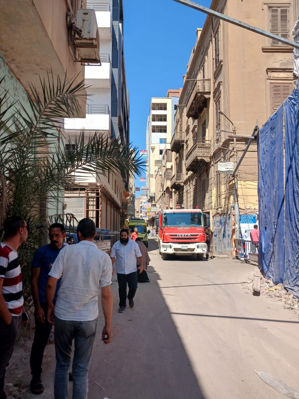 انهيار طوابق منزل بالمنصورة أثناء تنفيذ قرار إزالة (4)